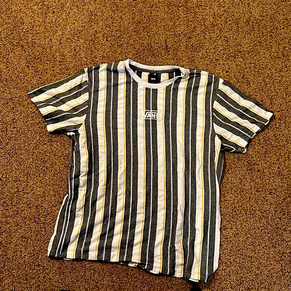 Vans X-Large Striped T Shirt